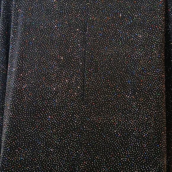 Delta Burke Collection vintage full length stretch sparkle dress Sz 4X NWOT - Picture 9 of 11